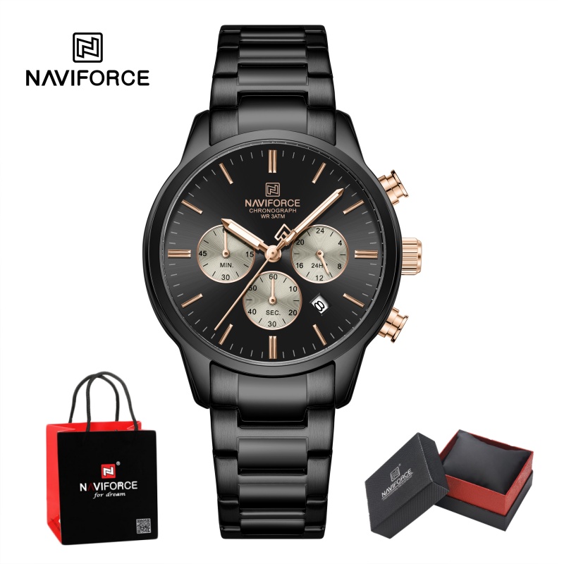 Luxury Watch With Bracelet - Orologio da Polso NAVIFORCE per Uomo,