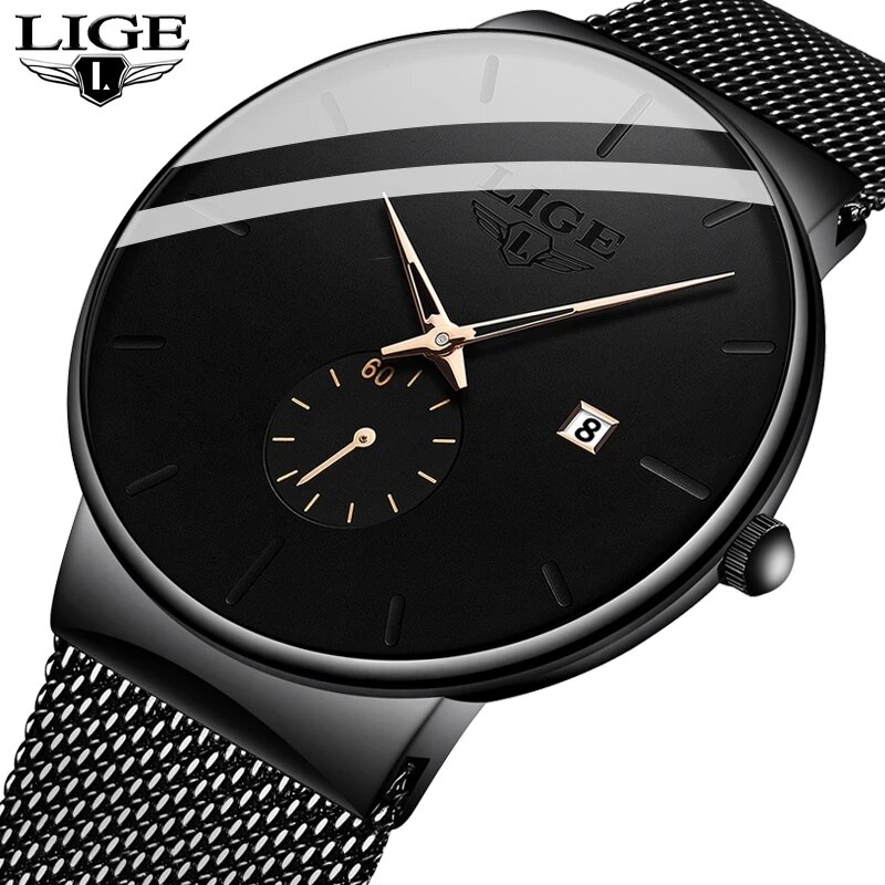 Luxury Watch Investment - LIGE Fashion Mens orologi Top Brand
