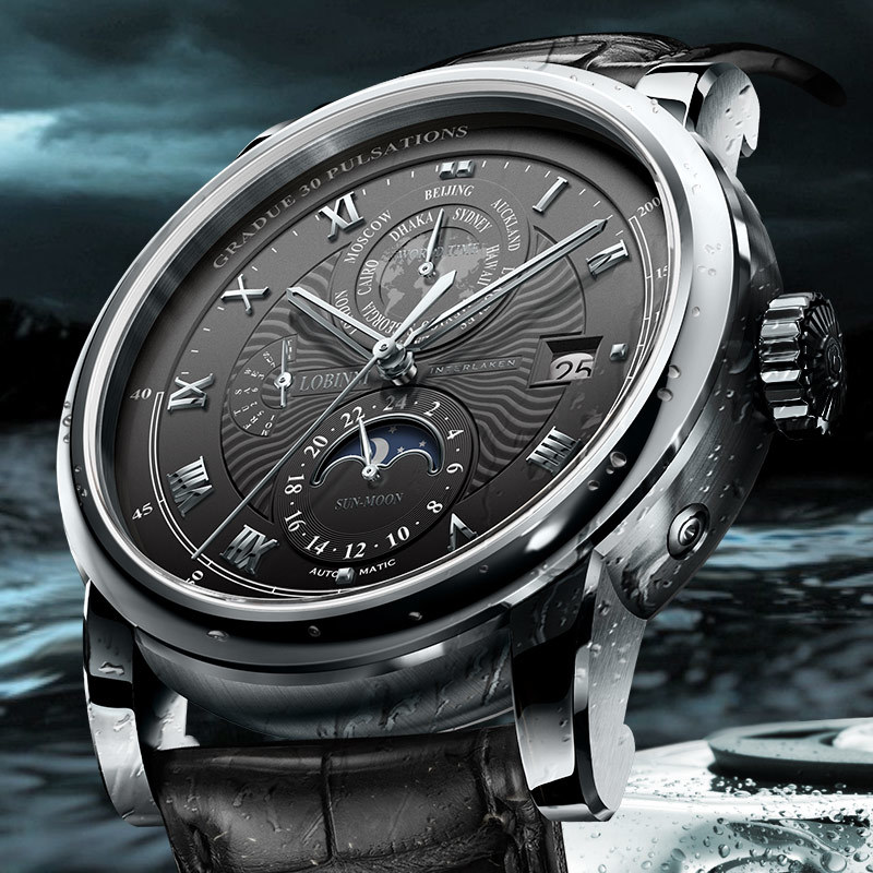 Nuovo LOBINNI Luxury Brand Sea - Luxury Watch In The World recensione e prezzo