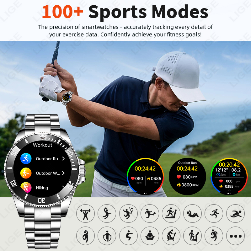 LIGE Business Smart Watch Uomo - Luxury Watch In The World recensione e prezzo