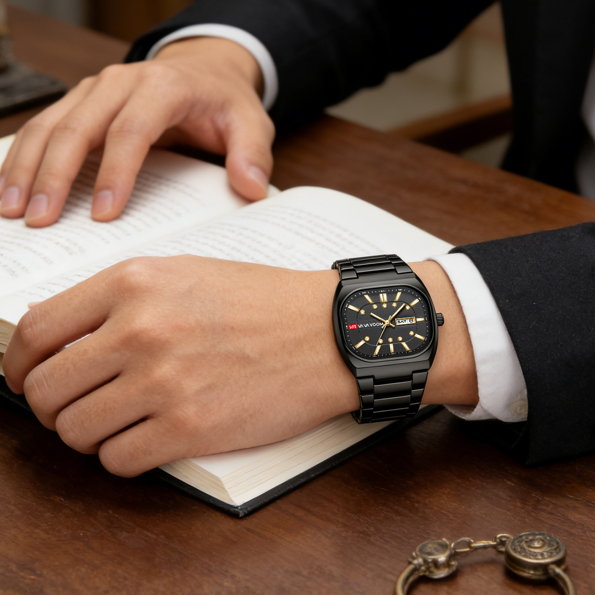 Orologio da Uomo Quadrato di N - Perpetual Calendar Watch recensione e prezzo