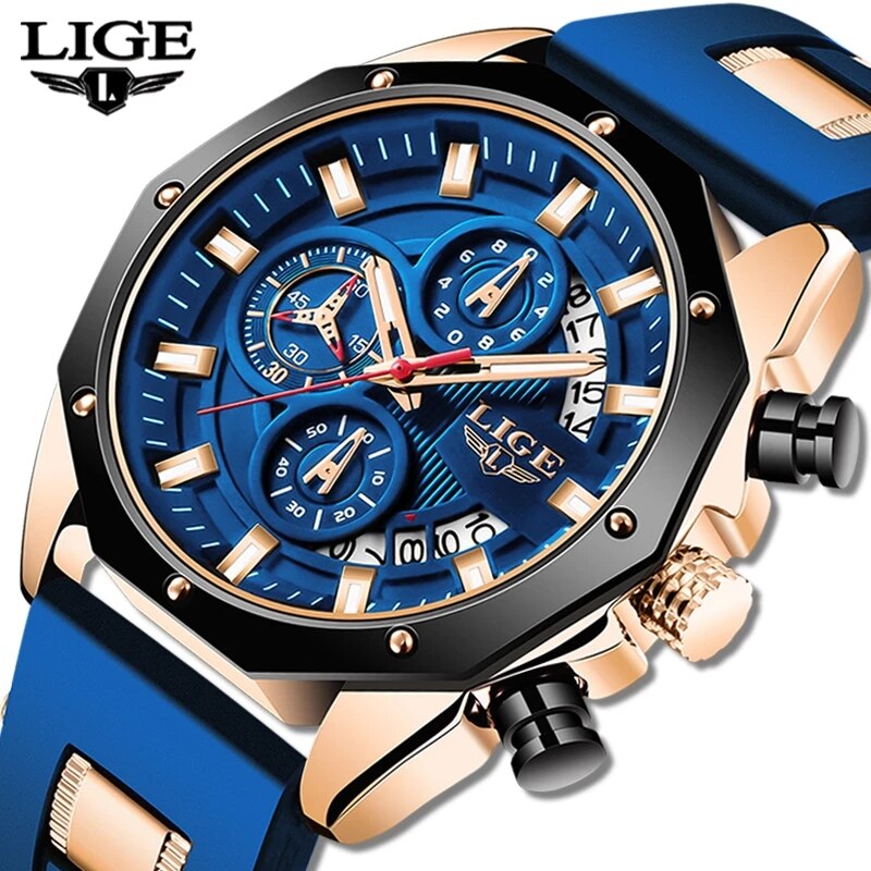 LIGE Moda Uomo Orologi Top Bra - Luxury Watch Investment recensione e prezzo