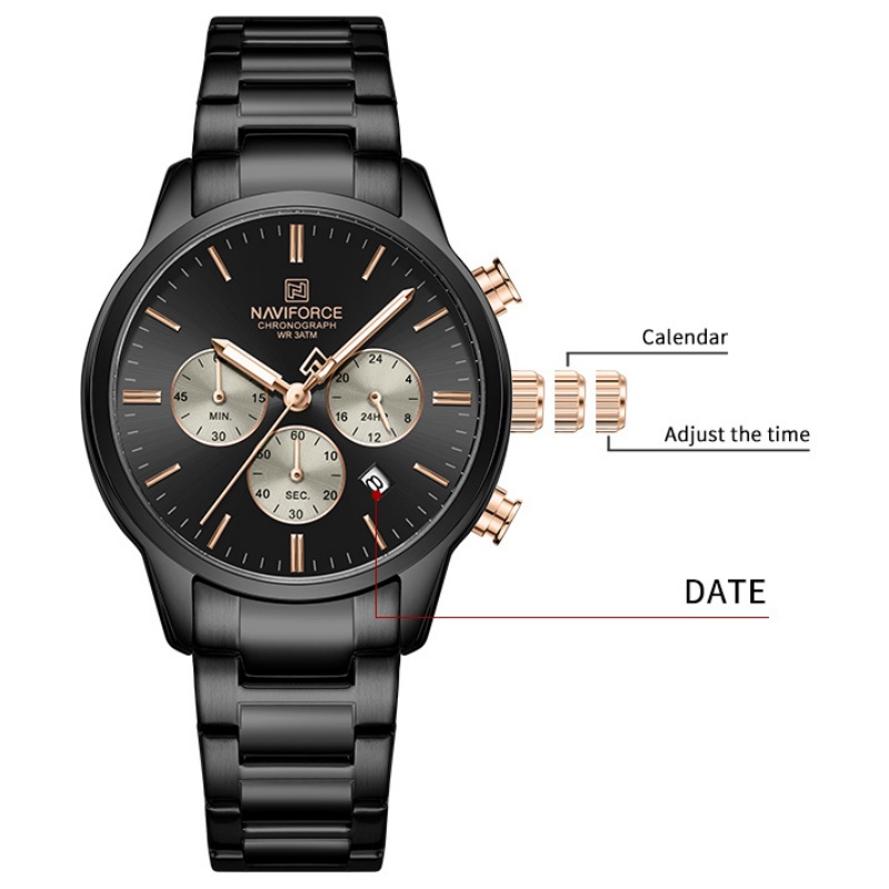 Orologio da Polso NAVIFORCE pe - Luxury Watch With Bracelet recensione e prezzo