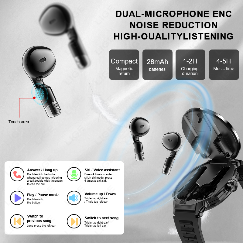 2025 Smart Watch TWS Auricolar - Luxury Watch In The World recensione e prezzo